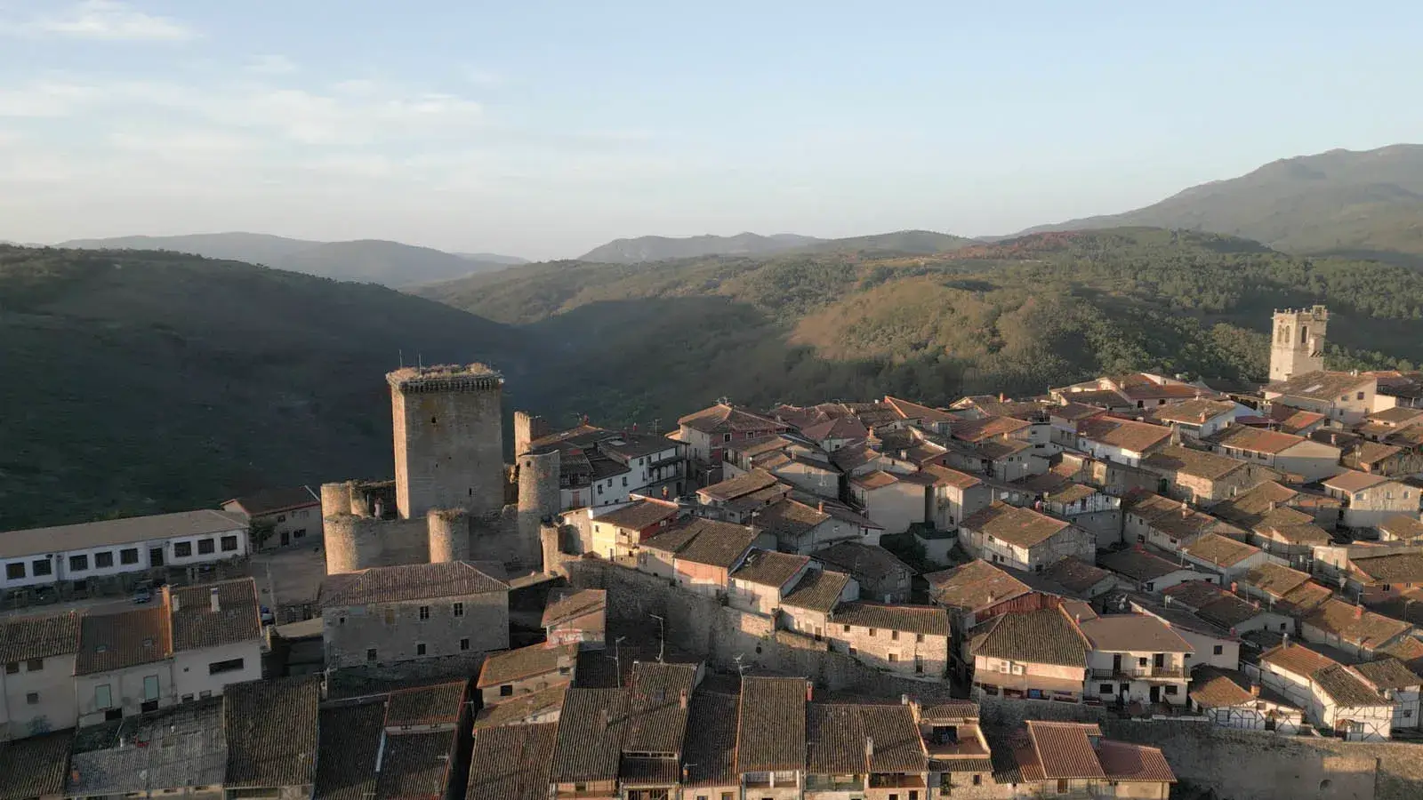 Vista aérea de Miranda del Castañar