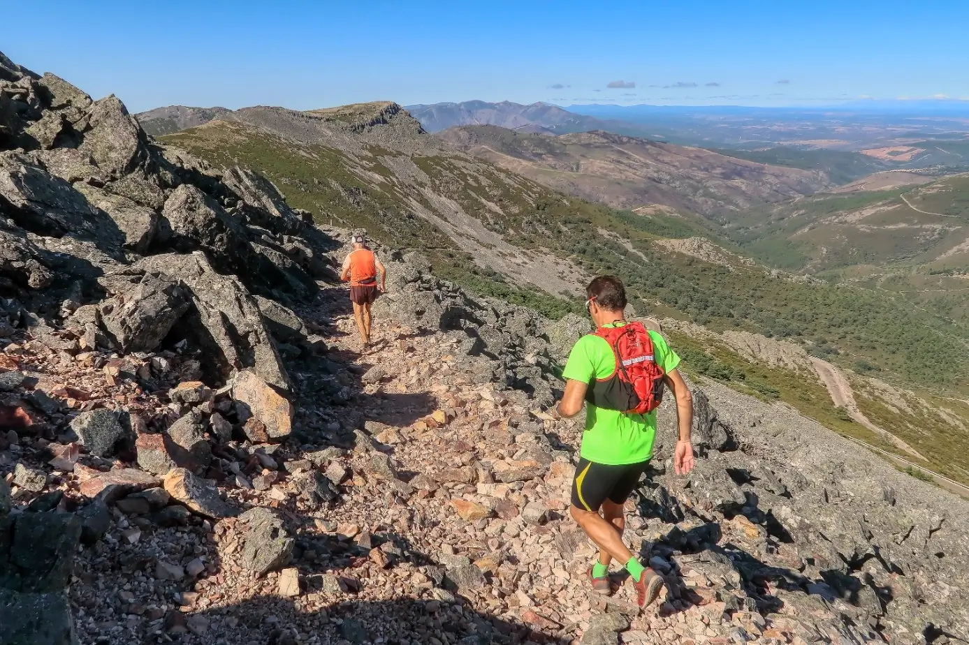 Carrera por montaña sierra de francia