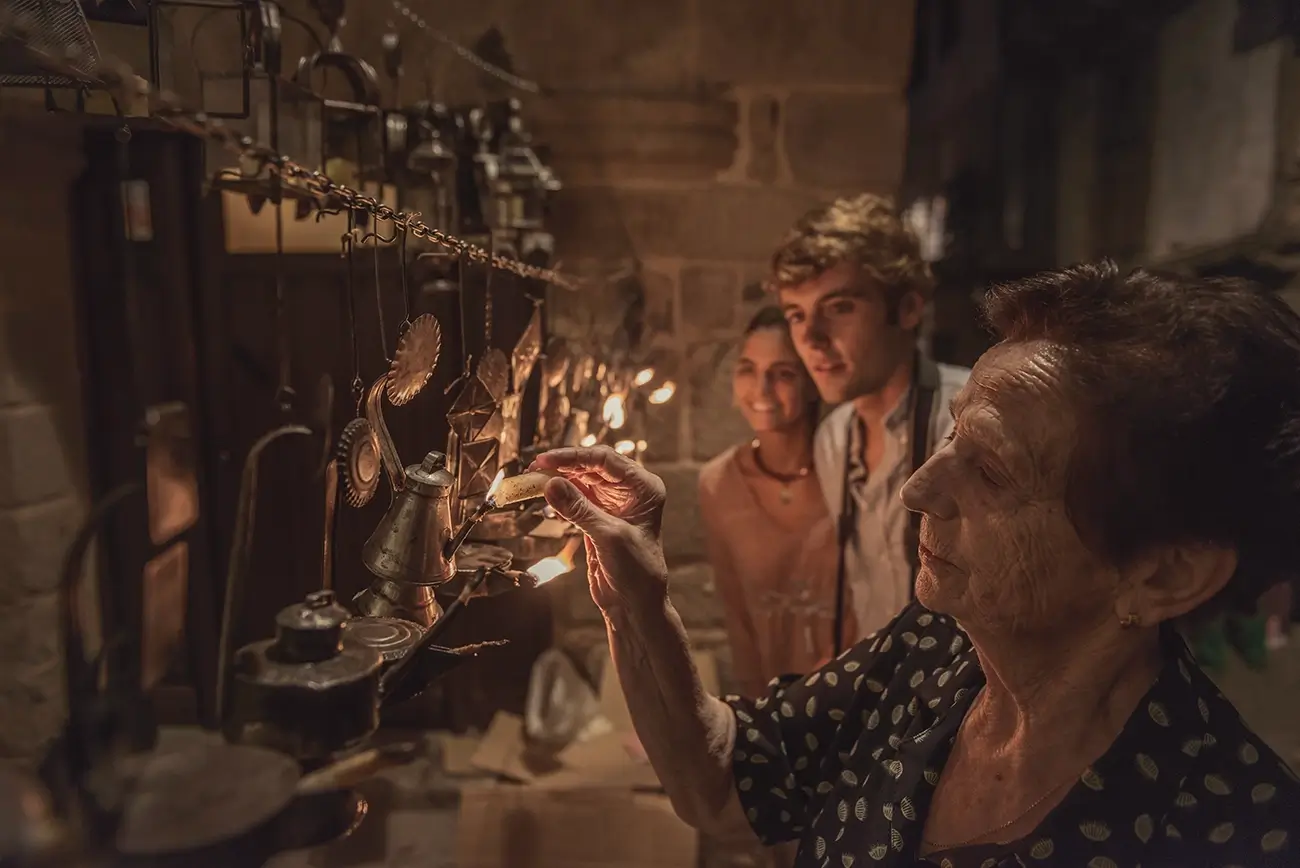 Procesión de los Candiles en Miranda del Castañar