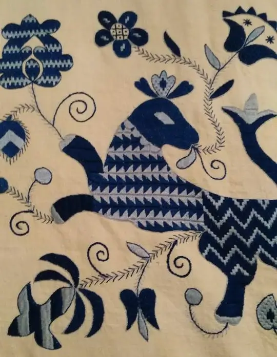 Bordado Serrano sierra de Francia 1